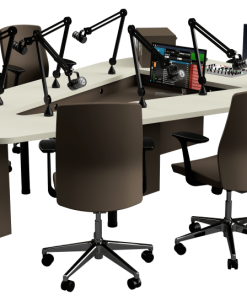 Alternative view of Top Desk XL Mobilier Radio – Vidéo – 7 Personnes