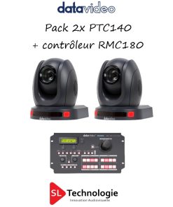 Pack 2xPTC140 + RMC180 datavideo